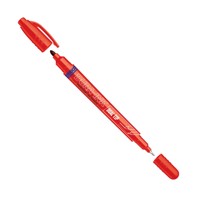 Produktbild von Markal® - DURA-INK Dual Marker 0,8 / 1,5mm rot