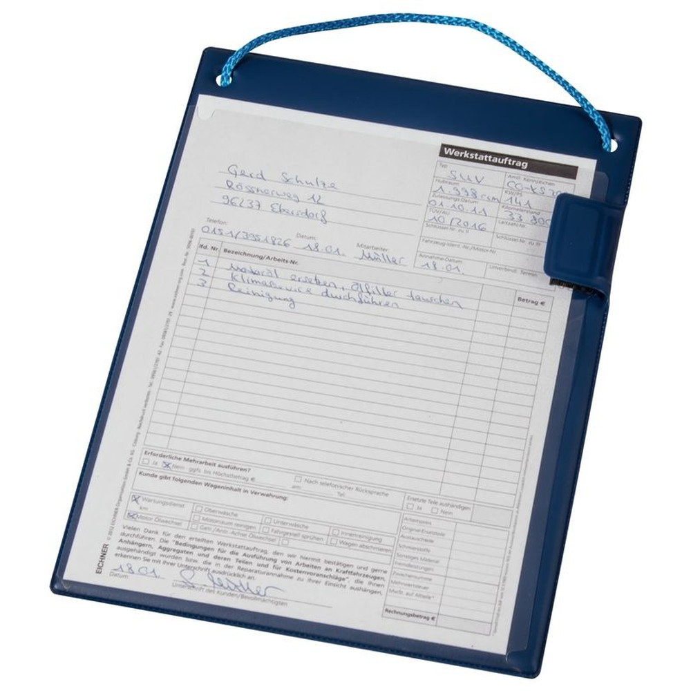 EICHNER Auftragsschutztasche blau, für A5, VE10 Produktbild img1 L