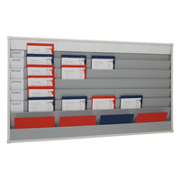 EICHNER Planungstafel 900mm 6 Schienen, A4 Produktbild