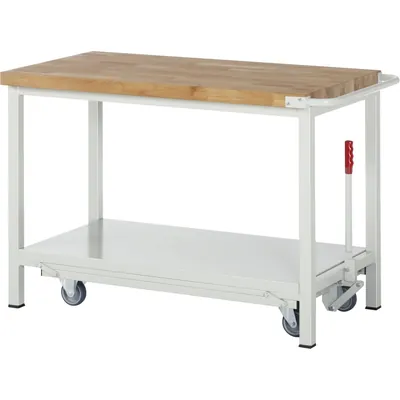 Produktbild von RAU. - Absenkbare Werkbank BASIC 8000-6 B1250 x T700 x H880mm