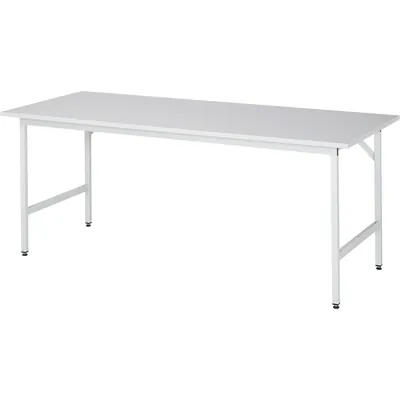 Produktbild von RAU. - Arbeitstisch Jerry, EGB-Melaminplatte 2000 x 800mm