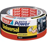 Produktbild von tesa® - Gewebeband Extra Power UNIVERSAL, schwarz 25m x 50mm