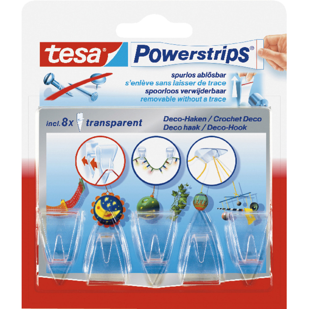 tesa® Powerstrips Deco-Haken Produktbild img1 L