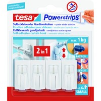 Produktbild von tesa® - Powerstrips Gardinenhakenweiss