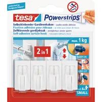 Produktbild von tesa® - Powerstrips Gardinenhakenweiss