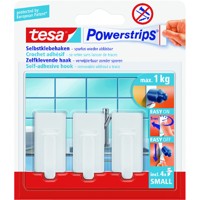 Produktbild von tesa® - Powerstrips Haken Small Oval weiss