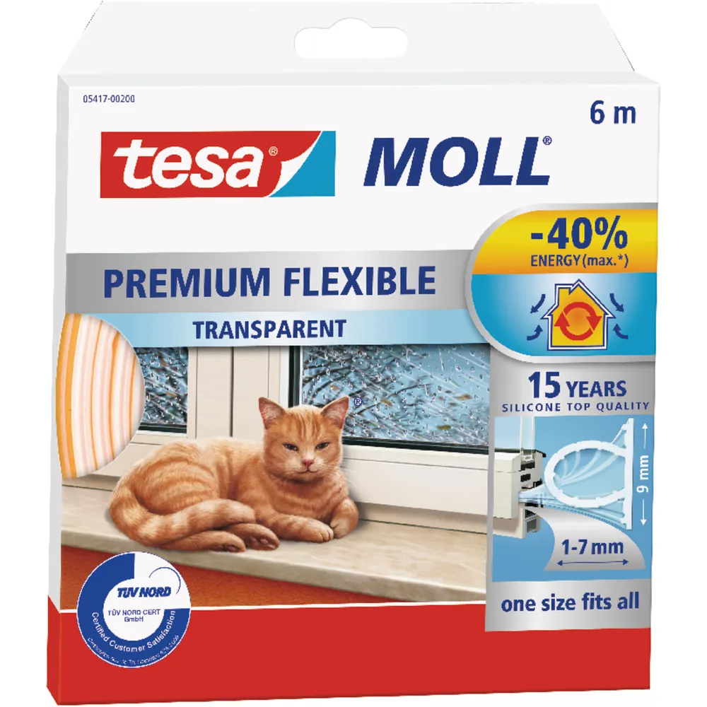 tesa® Premium Flexible Transparent 6m :9mm : 7mm Produktbild img1 L