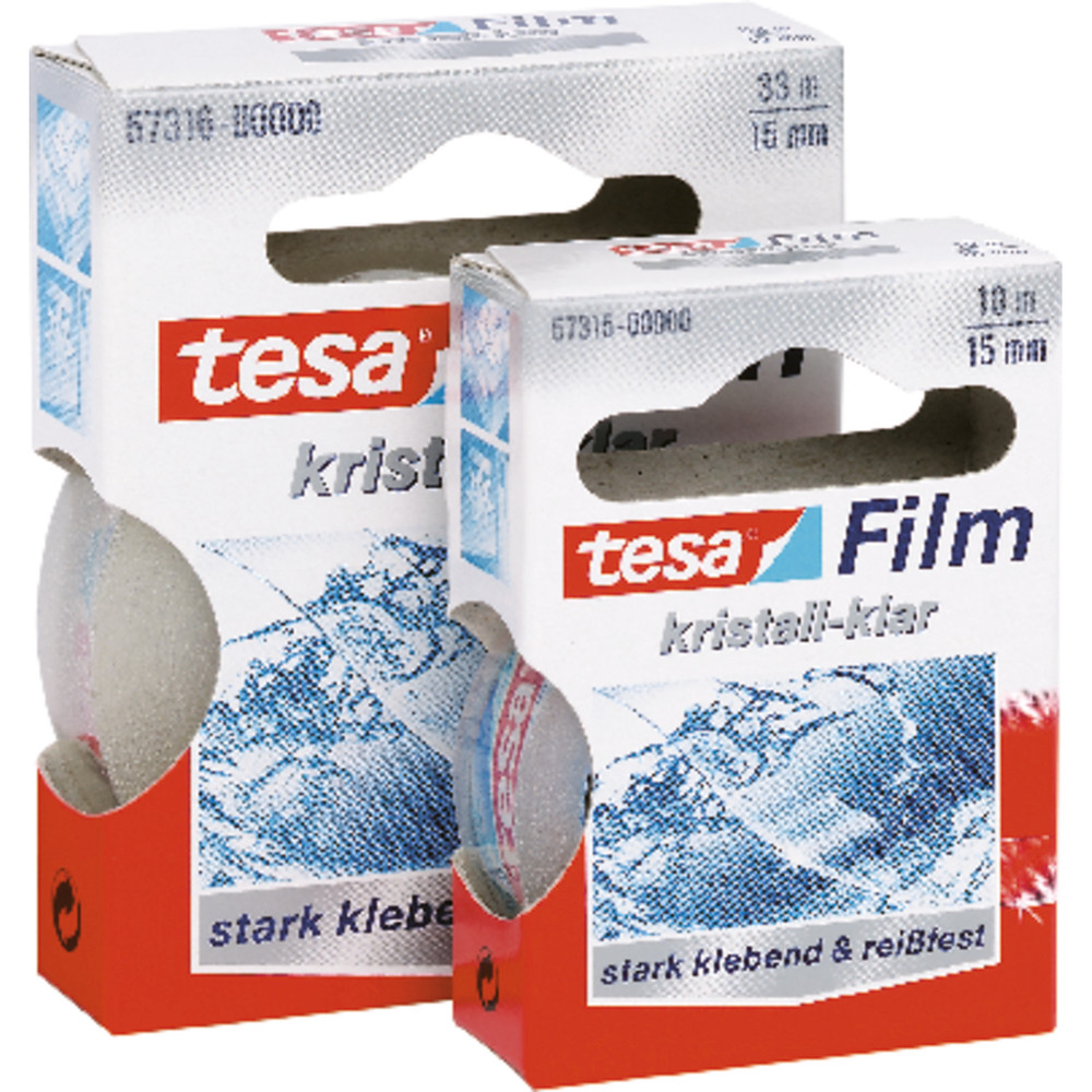 tesa® tesa-Film 57316, kristall-Klar, 15mm x 33m Produktbild img1 L