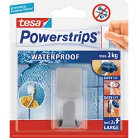 tesa® Powerstrips Haken Zoom Metall Waterproof Inhalt 1 Stück Produktbild