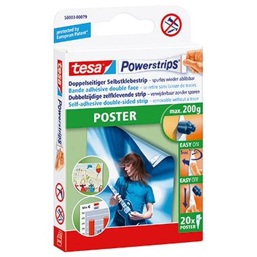 tesa® Powerstrips Poster Produktbild img1 L