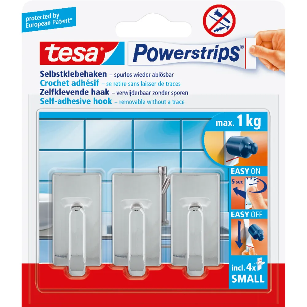 tesa® Powerstrips System-Haken small Produktbild img1 L