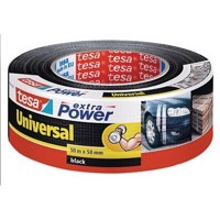 Produktbild von tesa® - Gewebeband Extra Power UNIVERSAL, schwarz 50m x 50mm