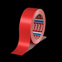 Produktbild von tesa® - tesaband 60404, PVC, rot 66m x 12mm