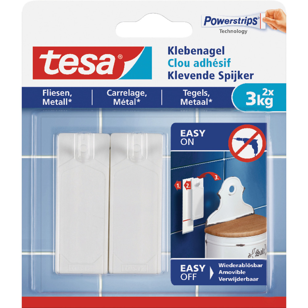 tesa® Klebenagel 77763 für Fliesen 3kg Produktbild img1 L