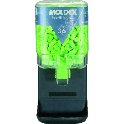 Produktbild von MOLDEX® - Spender gefüllt Pura-Fit® MoldexStation 7725, grüngelb, 36dB ohne Wan