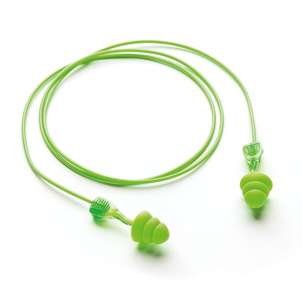 MOLDEX® Gehörschutzstöpsel Twisters® Trio Cord 6451, grün, SNR 33dB Produktbild img1 L