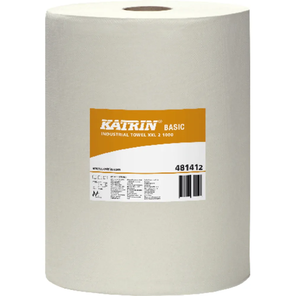 KATRIN Umweltrolle naturweiß 3-lagig 38x38cm 1000 Blatt Produktbild img1 L