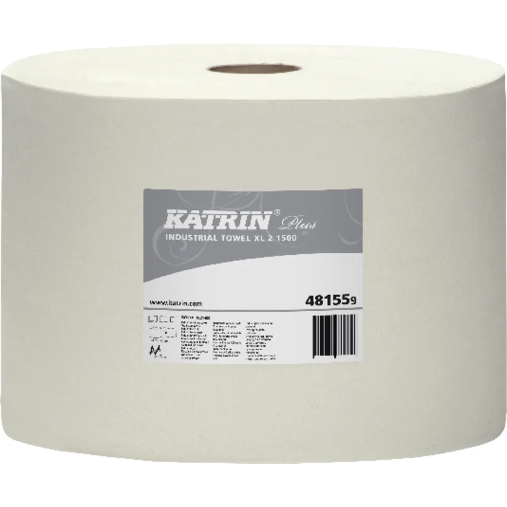 KATRIN Putzpapier weiß 4-lagig 38 x 36cm 1000 Blatt Produktbild img1 L