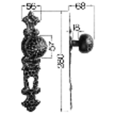 Knopflangsch Nr.316/208H PZ Ei