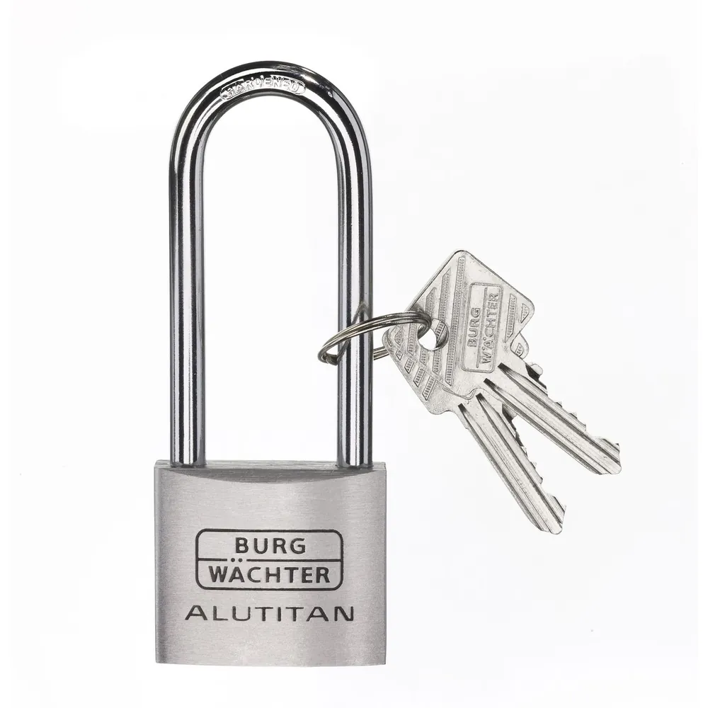 BURG-WÄCHTER Vorhangschloss Alutitan 770 HB, Aluminium massiv Produktbild img1 L