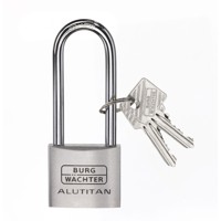 Produktbild von BURG-WÄCHTER - AV-Vorhangschloss, Alutitan 770 HB 40 65, Aluminium massiv titan