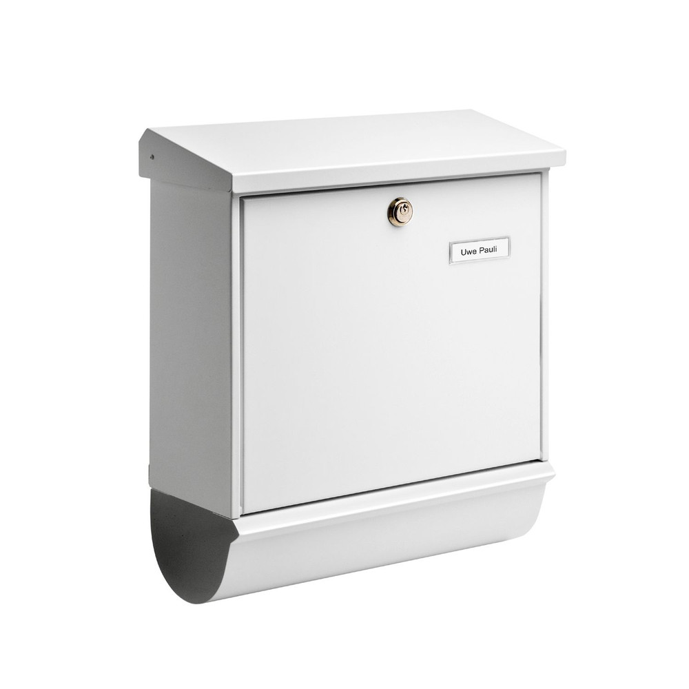 BURG-WÄCHTER Stahlblech-Briefkastenset Comfort 91300 weiß Produktbild img1 L