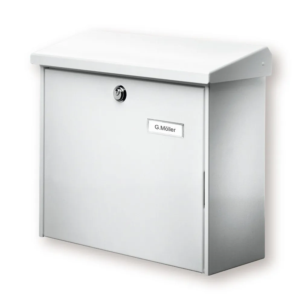BURG-WÄCHTER Stahlblech-Briefkasten Comfort 913 weiß Produktbild img1 L
