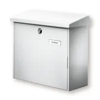 BURG-WÄCHTER Stahlblech-Briefkasten Comfort 913 weiß Produktbild