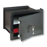 BURG-WÄCHTER OB-Wandtresor, CityLine CW 5 350 S, SI-Doppelbartschloss, Stahl schwarz lackiert Produktbild
