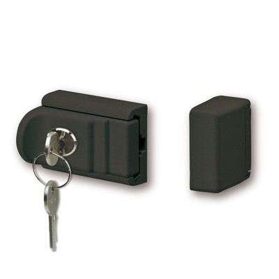 FT-Fenster und Türsicherung, abschließbar, RZ 60 B SB, vs., St braun beschichtet