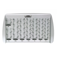 Produktbild von BURG-WÄCHTER - EURO-Zählbrett ZE 251, für Schublade, Kunststoff, weiß