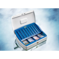 Produktbild von BURG-WÄCHTER - OB-Geldzählkassette, mit Einsatz, Office ZK 2307 EURO, Stahlblec