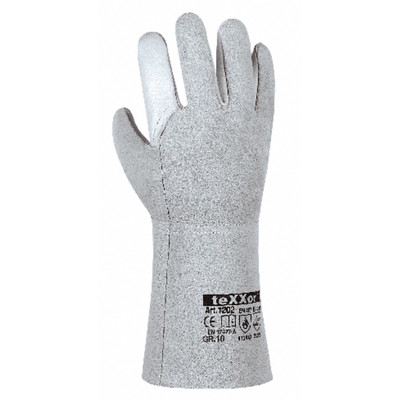 Produktbild von teXXor® - Schweißerhandschuh BATU TARA 1202, Kat. II, natur, Größe 10