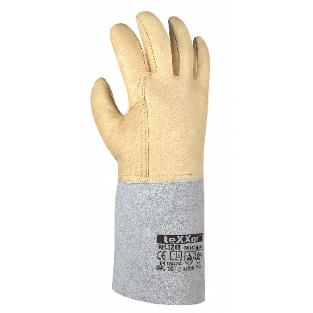 teXXor Schweißerhandschuh ARGON III 1213, Kat. II, beige, Größe 10 Produktbild img1 L