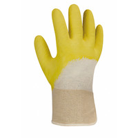 teXXor Universalhandschuh LATEXBESCHICHTET 2202, natur/gelb, Größe 10 Produktbild