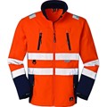 Produktbild von 4Protect® - Warnschutz-Softshelljacke PITTSBURGH 3471, warnorange/navy, Größe X