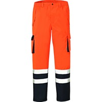 Produktbild von 4Protect® - Warnschutzhose BALTIMORE 3491, warnorange/marineblau, Größe S