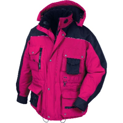 Produktbild von teXXor® - Winterjacke MONTREAL 4195, rot/ schwarz, Größe L