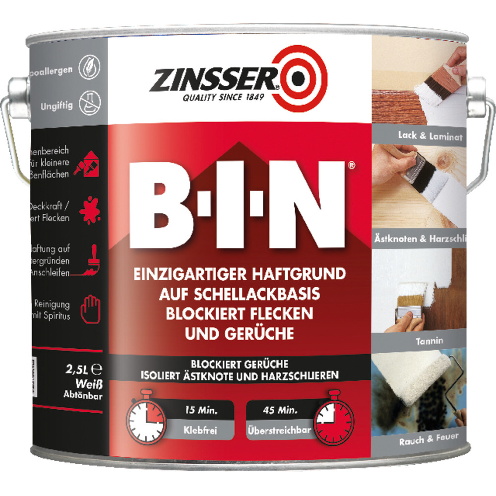 Zinsser® BIN Haftgrund 2,5 Liter Produktbild img1 L