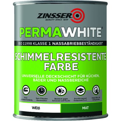 Produktbild von Zinsser® - Permawhite Seidenmatt weiß 1 Liter