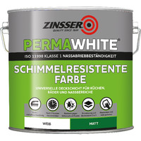 Produktbild von Zinsser® - Permawhite Seidenmatt Acrylfarbe weiß 2,5 Liter