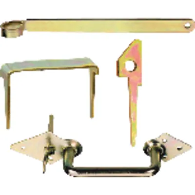 Produktbild von Pollmann - Stallt.kl.grt.,mit Haken, L Klinkh. 250mm,zum Einschlagen,Eisen, gal