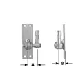 Produktbild von Pollmann - Haken, D5,13mm,2-fach,zum Aufschrauben,Eisen, feuerverzinkt