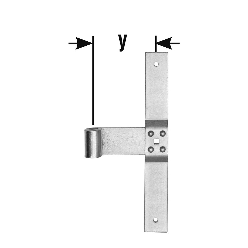 Pollmann HT-Mittelband, 21, für Dorn16mm,300mm,Eisen, galvanisch hell verzinkt Produktbild img1 L