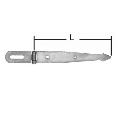 Produktbild von Pollmann - Überfalle spitze Ausf. 250mm hell verz.