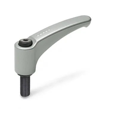 Produktbild von Ganter Norm® - Verstellbare Klemmhebel, Zink-Druckguss, Einsatz Stahl, mit Auße