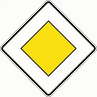 Produktbild von NOBRAND - Verkehrszeichen 306 Vorfahrtstraße RA2