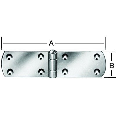 Produktbild von Vormann - Französisches Kistenband Stahl verzinkt, 500 x 40mm, stark, Messingst