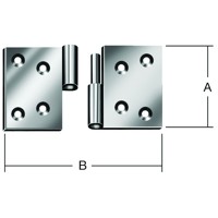 Produktbild von Vormann - Tür-Aushebescharnier,B100xH70mm,gerollt,verzinkt