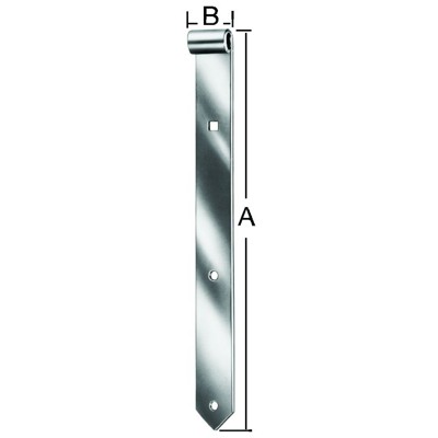 Produktbild von Vormann - Ladenband 600 x 37 x 13mm verzinkt